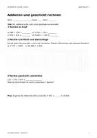 Vorschau - Arbeitsblätter - Addition, Subtraktion, Multiplikation und Division - Klasse 5-6 mit Lösung - Seite 3