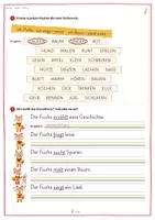 Vorschau - Arbeitsblätter - Verben Klasse 2 | Tunwörter Deutsch Arbeitsblätter | Grundform | Personalformen | Wortarten - Seite 3