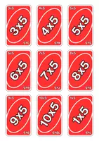 Voorbeeld - Tafel van 5 | Tafeluno | Maaltafelspel - Voorblad