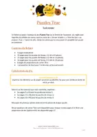 Aperçu - Apprentissages en autonomie - Puzzles Trac - Automne - Page 1
