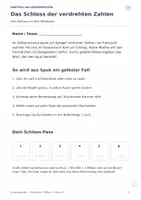Vorschau - Spiele - Rätsel - Zahlenschloss Mathe Klasse 4 - Seite 1