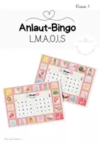 Vorschau - Spiele - Anlautbingo (A,I,L,M,O,S) - Freiarbeitsmaterial - Deckblatt