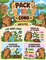 Vista previa - Unidades / Secuencias / Situaciones de Aprendizaje - Pack cono seeres vivos, clasificacion de seres vivos, plantas su partes y explicacion, nutrición y carteles de palntas en peligro de extinción para tarea final. - Portada