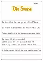 Vorschau - Arbeitsblätter - Abschreibtexte Wetter und Forscher Check Kärtchen - Deckblatt