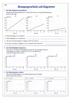 Vorschau - Arbeitsblätter - Geschwindigkeiten - Einheiten, Formeln, Berechnungen und Diagramme - Seite 1