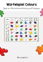 Vorschau - Spiele - Würfelspiel Colours - Wortschatzarbeit - Deckblatt