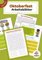 Προεπισκόπηση - Φύλλα εργασίας - Oktoberfest - Arbeitsblätter - Εξώφυλλο