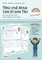 Vorschau - Unterrichtsreihen - Vom Ei zum Tier: Arbeitsblätter Sachunterricht 3/4 – 41 Seiten mit Lösungen - Seite 1