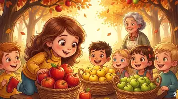 Aperçu - Préparation de séance / Séance complète - Kamishibaï | Le concours de la plus belle pomme | La fête au verger - Page 3