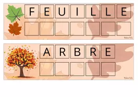 Aperçu - Apprentissages en autonomie - Français - Retrouve les lettres (sur l'automne) - Page de couverture