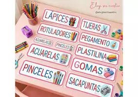 Vista previa - Decoración del aula - CARTELES MATERIAL ESCOLAR @ELEGISERMAESTRA - página 1