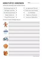 Vorschau - Arbeitsblätter - Lesen & Schreiben | Rechtschreibung, Satzbau, Grammatik - Im Herbst (Klasse 2-3) - Seite 3