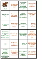 Vorschau - Spiele - Rind | Quiz | Rätsel | Spiel | Unterrichtsmaterial | Biologie | Klasse 5-8 | mit Lösungen - Seite 1
