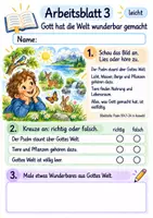 Vorschau - Arbeitsblätter - Mit Psalmen beten | Religion Klasse 1 Arbeitsblätter | Evangelische Religionslehre | 10 Arbeitsblätter als PDF - Seite 3