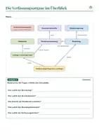 Vorschau - Arbeitsblätter - Politisches System: Wer macht was? | Gratis-Arbeitsblatt Verfassungsorgane | Politik Klasse 8–10 | mit Lösung - Deckblatt
