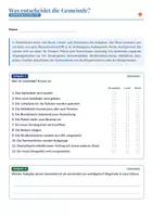 Vorschau - Arbeitsblätter - Kommunalpolitik: Was entscheidet die Gemeinde? | Gratis-Arbeitsblatt Aufgaben der Gemeinde | Politik Klasse 7–9 | mit Lösung - Deckblatt