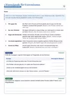 Vorschau - Arbeitsblätter - Demokratie schützen: 5 Warnsignale für Extremismus | Gratis-Arbeitsblatt Extremismusprävention | Politik Klasse 9/10 | mit Lösung - Deckblatt