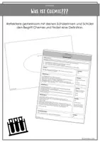 Vorschau - Stundenentwürfe - Was ist Chemie? - Deckblatt