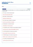 Vorschau - Arbeitsblätter - Konjunktiv I: Indirekte Rede in 4 Schritten | Gratis-Arbeitsblatt mit Merkkasten | Deutsch Klasse 8/9 | mit Lösung - Seite 3