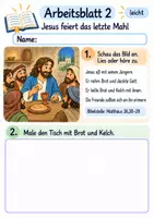 Vorschau - Arbeitsblätter - Jesus lebt – Ostern | Religion Klasse 1 Arbeitsblätter | Evangelische Religionslehre | 10 Arbeitsblätter als PDF - Seite 2