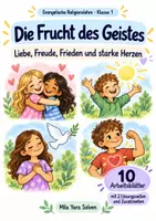Vorschau - Arbeitsblätter - Die Frucht des Geistes | Religion Klasse 1 Arbeitsblätter | Evangelische Religionslehre | 10 Arbeitsblätter als PDF - Deckblatt