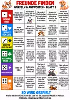 Vorschau - Arbeitsblätter - Freundschaft lernen 12 Spielblätter + 2 Spielpläne & Bonus - Seite 1