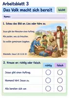Vorschau - Arbeitsblätter - Josua – Gott schenkt Mut | Religion Klasse 1 Arbeitsblätter | Evangelische Religionslehre | 10 Arbeitsblätter als PDF - Seite 3