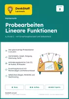Vorschau - Test - Probearbeit Lineare Funktionen Klasse 8 - Deckblatt