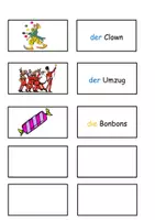 Vorschau - Spiele - Klaro DaZ & SU Rätsel Lies und Male der Karneval + Mini Memory® - Seite 3