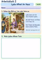Vorschau - Arbeitsblätter - Paulus und Silas – Gott gibt Mut | Religion Klasse 1 Arbeitsblätter | Evangelische Religionslehre | 10 Arbeitsblätter als PDF - Seite 2