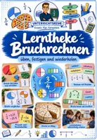 Vorschau - Arbeitsblätter - Lerntheke Bruchrechnen | 8 Stationen mit Differenzierung, Lösungen & Laufzettel - Deckblatt