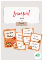 Vorschau - Spiele - Lesespiel Herbst | Ich habe... Wer hat? | 31 Karten - Deckblatt