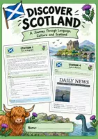Vorschau - Arbeitsblätter - Discover Scotland - Stationenlernen - Deckblatt