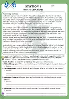 Vorschau - Arbeitsblätter - Discover Scotland - Stationenlernen - Seite 1