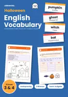 Vorschau - Arbeitsblätter - Halloween Englisch Klasse 3 und 4 | Wortschatz Arbeitsblätter Vocabulary | mit Lösungen - Deckblatt