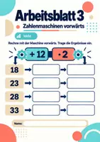 Vorschau - Arbeitsblätter - Zahlenmaschinen vorwärts Klasse 5 Gymnasium | Mathematik Sekundarstufe I | 10 Arbeitsblätter mit Lösungen als PDF - Seite 3