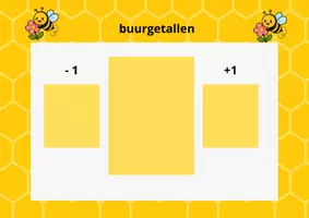 Voorbeeld - Buurgetallen groep 3 voor in het wisbordje of extra werk - Voorblad