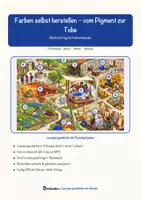 Vorschau - Arbeitsblätter - Farben selbst herstellen – vom Pigment zur Tube – Lesespurgeschichte mit Rätselaufgaben (Klasse 7) - Seite 1