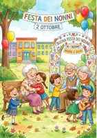 anteprima - Materiale interattivo - 💕 FESTA DEI NONNI – Un dolce regalo fatto con il cuore 💕 - Pagina di copertina