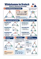 Vorschau - Arbeitsblätter - Winkelsumme, Dreieck, Geometrie - Mathematik Sek I Klasse 7 - Deckblatt