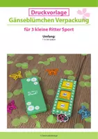 Vorschau - Mal- und Bastelvorlagen - Frühling Bastelvorlage: Klappkarte Gänseblümchen - Ein kleiner Dank - Deckblatt