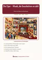 Vorschau - Mal- und Bastelvorlagen - Die Oper – Musik, die Geschichten erzählt – Lesespurgeschichte mit Rätselaufgaben (Klasse 7) - Seite 1