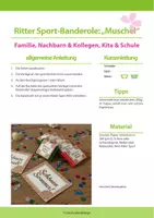 Vorschau - Mal- und Bastelvorlagen - Druckvorlage Muschel: Schokoladen-Banderolen - Schönen Sommer & Schöne Ferien - Seite 1