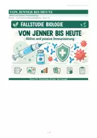 Vorschau - Stundenentwürfe - Von Jenner bis heute | Bio Kl. 7/8 - Deckblatt