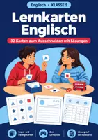 Vorschau - Spiele - Lernkarten Englisch Klasse 5 Grammatik - Deckblatt