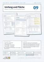 Vorschau - Arbeitsblätter - Umfang und Fläche – Mathe Klasse 5/6 (Mathe-Labor 9) - Deckblatt