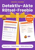 Vorschau - Arbeitsblätter - Halloween Rätsel Detektiv Klasse 3/4 - Deckblatt