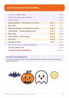 Vorschau - Arbeitsblätter - Halloween Rätsel Detektiv Klasse 3/4 - Seite 1
