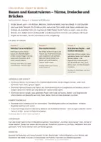 Vorschau - Unterrichtsreihen - Bauen und Konstruieren Klasse 2 – stabile Türme, Dreiecke, Papierbrücken (Sachunterricht) - Seite 3