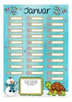 Vorschau - Poster - Schildkrötenklasse Geburtstagskalender - Seite 2